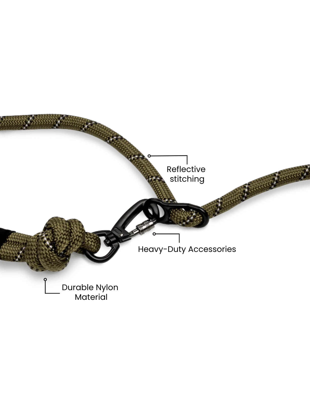 Army Green Running Hands-Free Dog Leash - Image 8